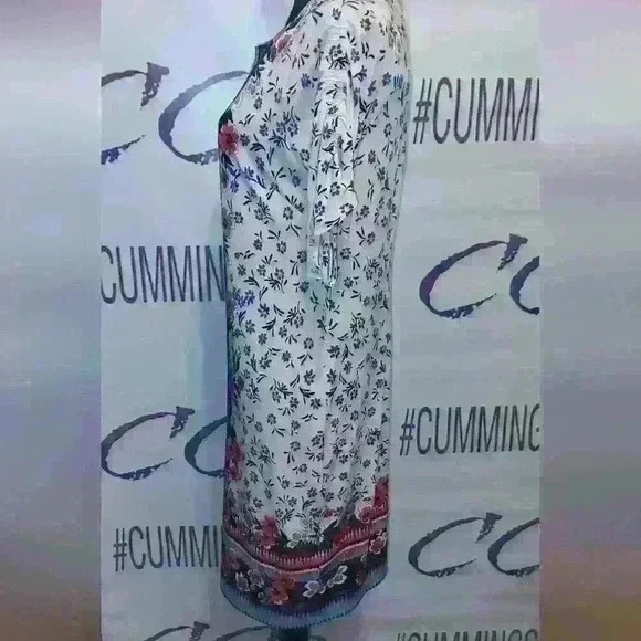 Blue and pink dress barn women's dresses slip on new with tags - Picture 5 of 7